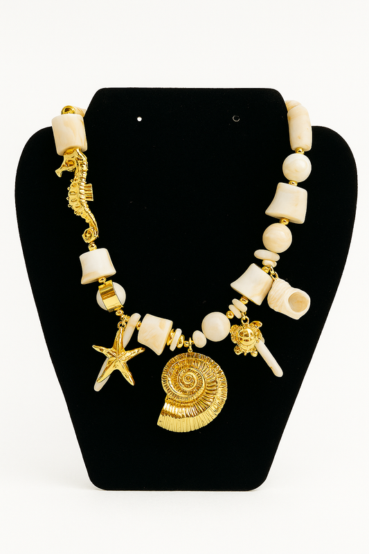 Collar Isla Holbox Marfil